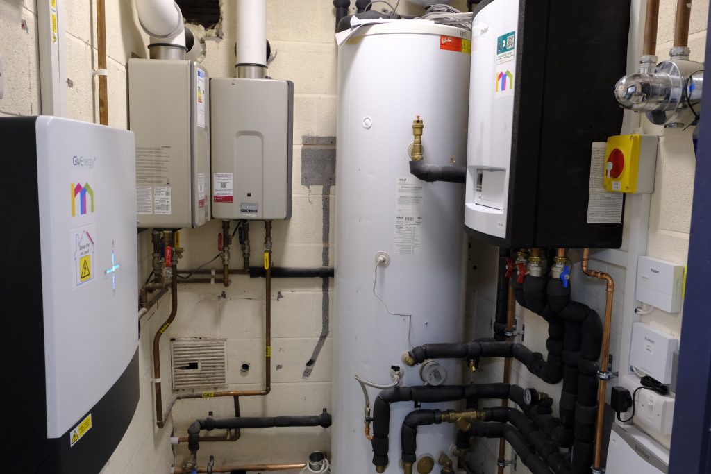 Internal unit in Menai Bridge Cricket Club installed by Menai