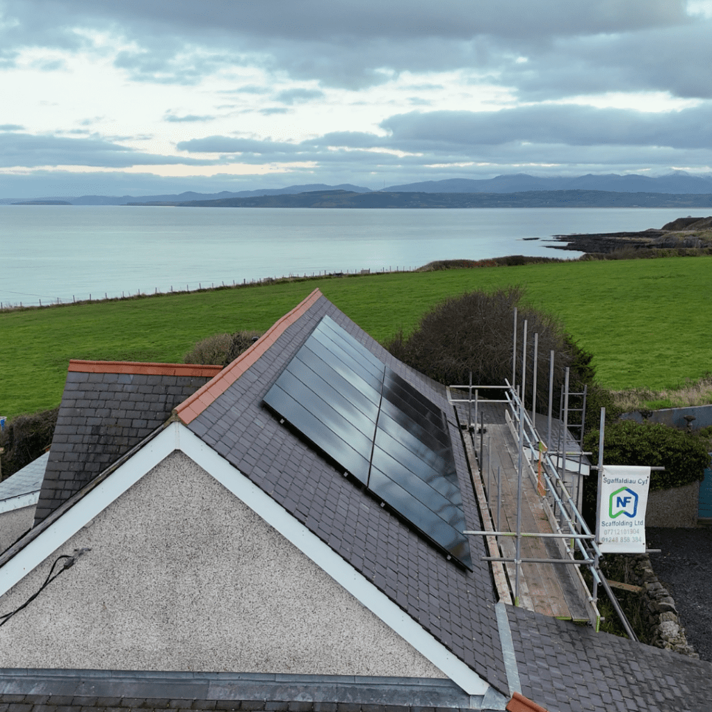 Moelfre Town Hall solar installation by Menai